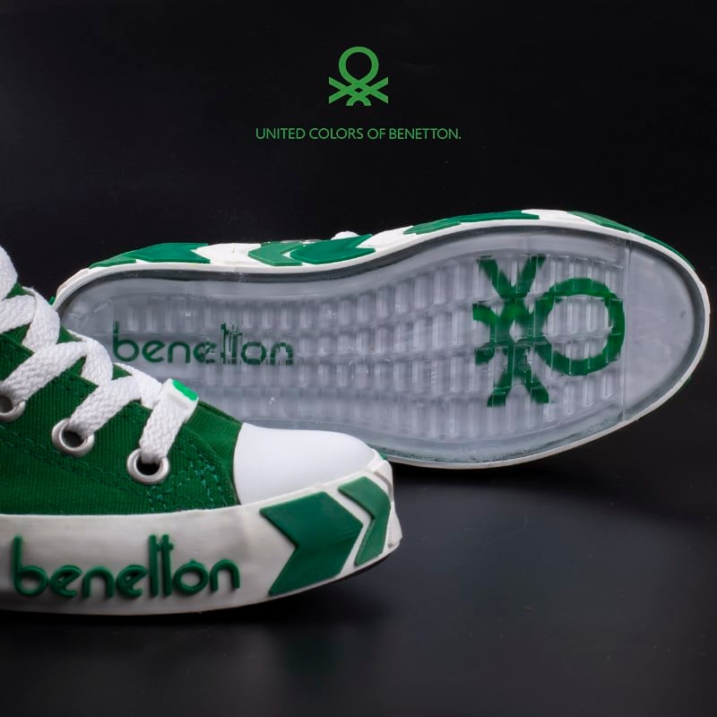 BenettonBenetton Yeşil Çocuk Unisex Uzun Spor Ayakkabı BN-30634