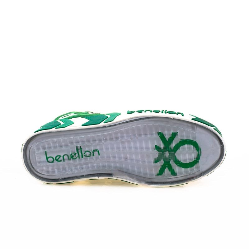 BenettonBenetton Yeşil Çocuk Unisex Uzun Spor Ayakkabı BN-30634