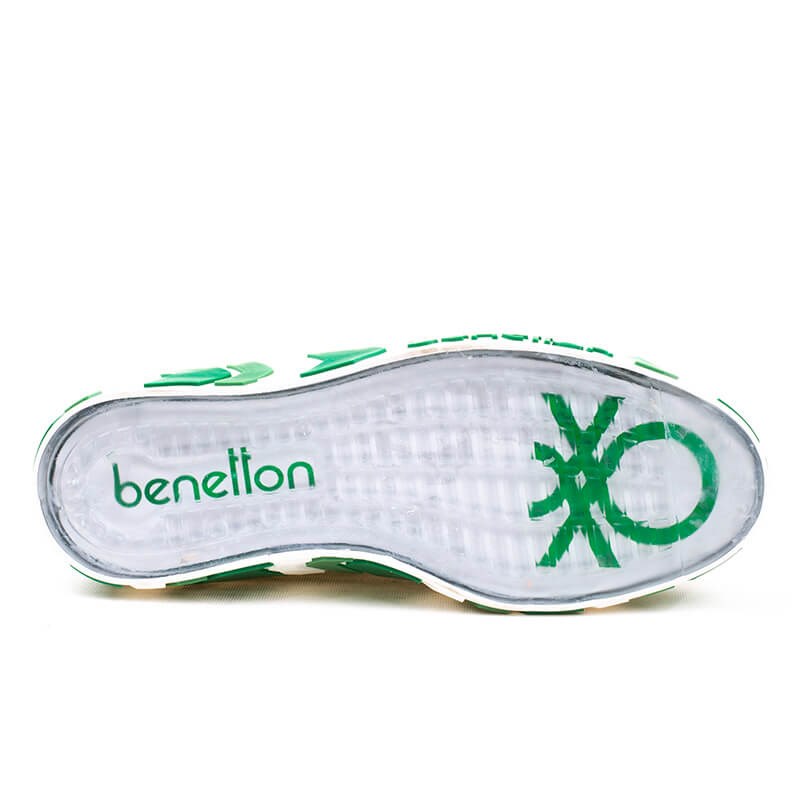 BenettonBenetton Yeşil Kadın Çizgili Spor Ayakkabı BN-30620