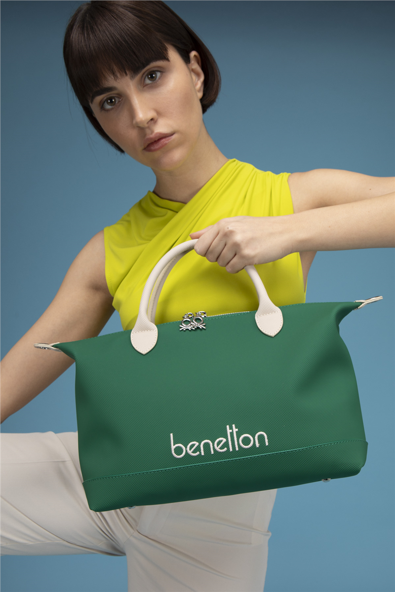 Benetton Yeşil Kadın Nano Kol Çantası BNT 1612
