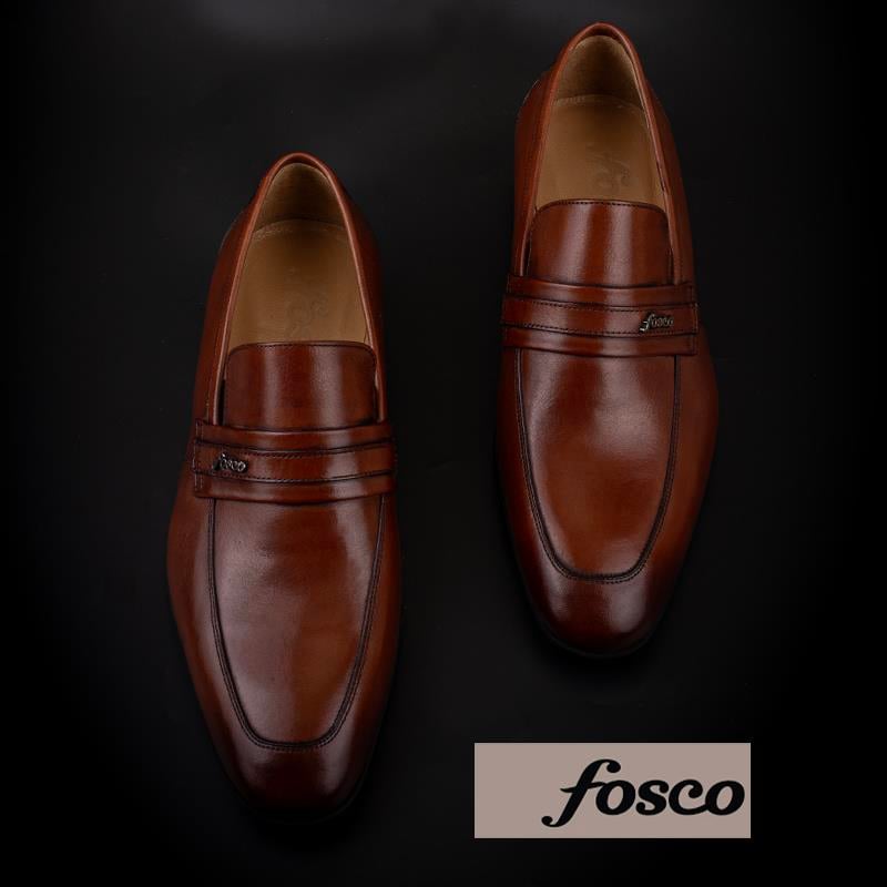 Fosco Taba Kesik Burun Neolit Taban Bağcıksız Klasik Ayakkabı