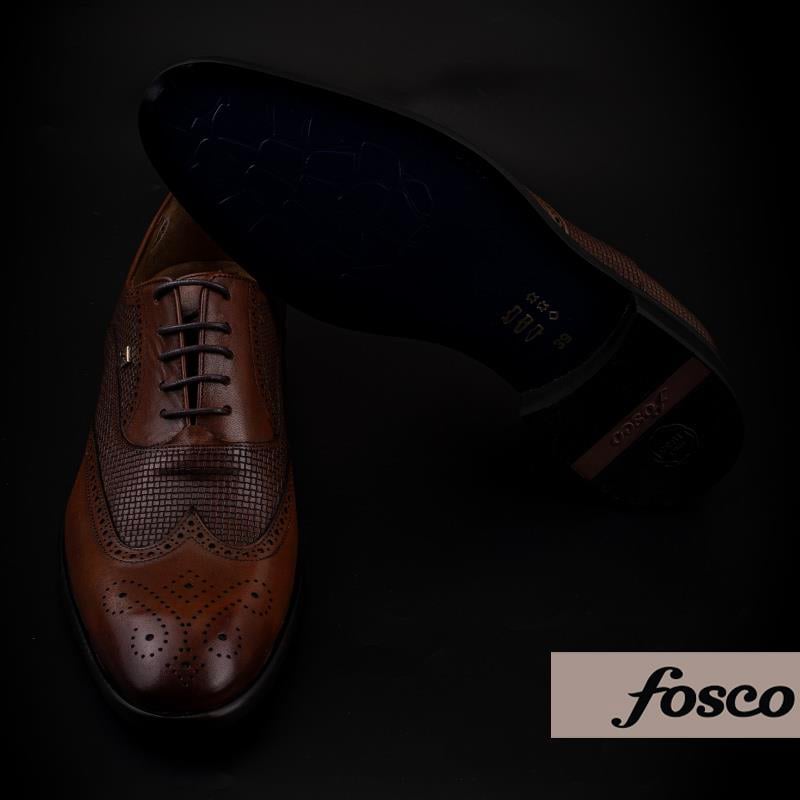 Fosco Taba Lazer Kesim Neolit Erkek Klasik Ayakkabı