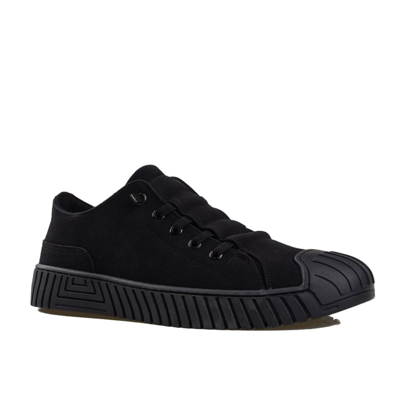 Gamelu Siyah Vigor Burun Korumalı Erkek Nubuk Sneaker