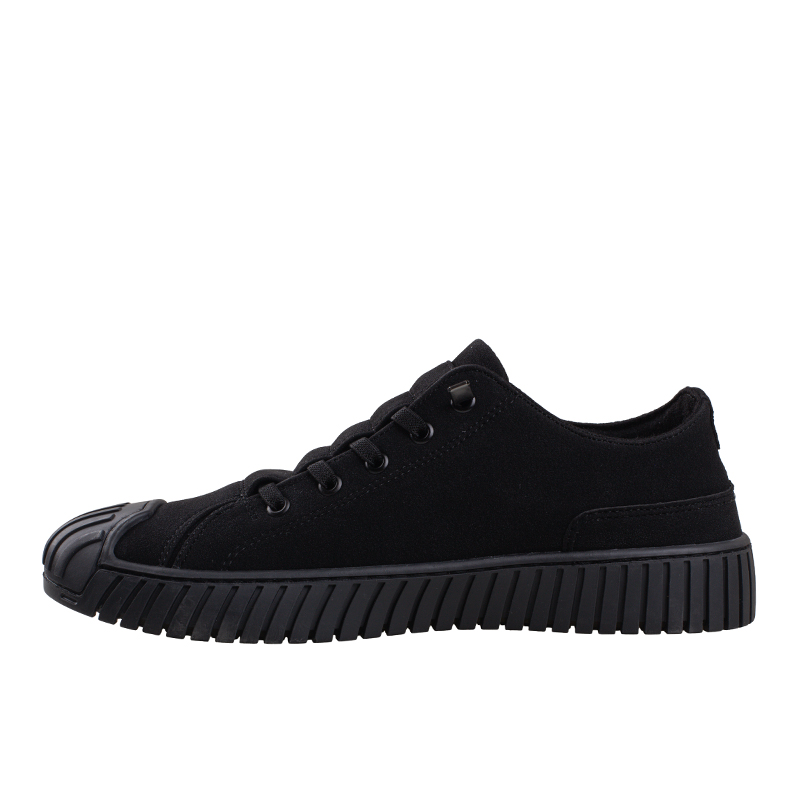 Gamelu Siyah Vigor Burun Korumalı Erkek Nubuk Sneaker