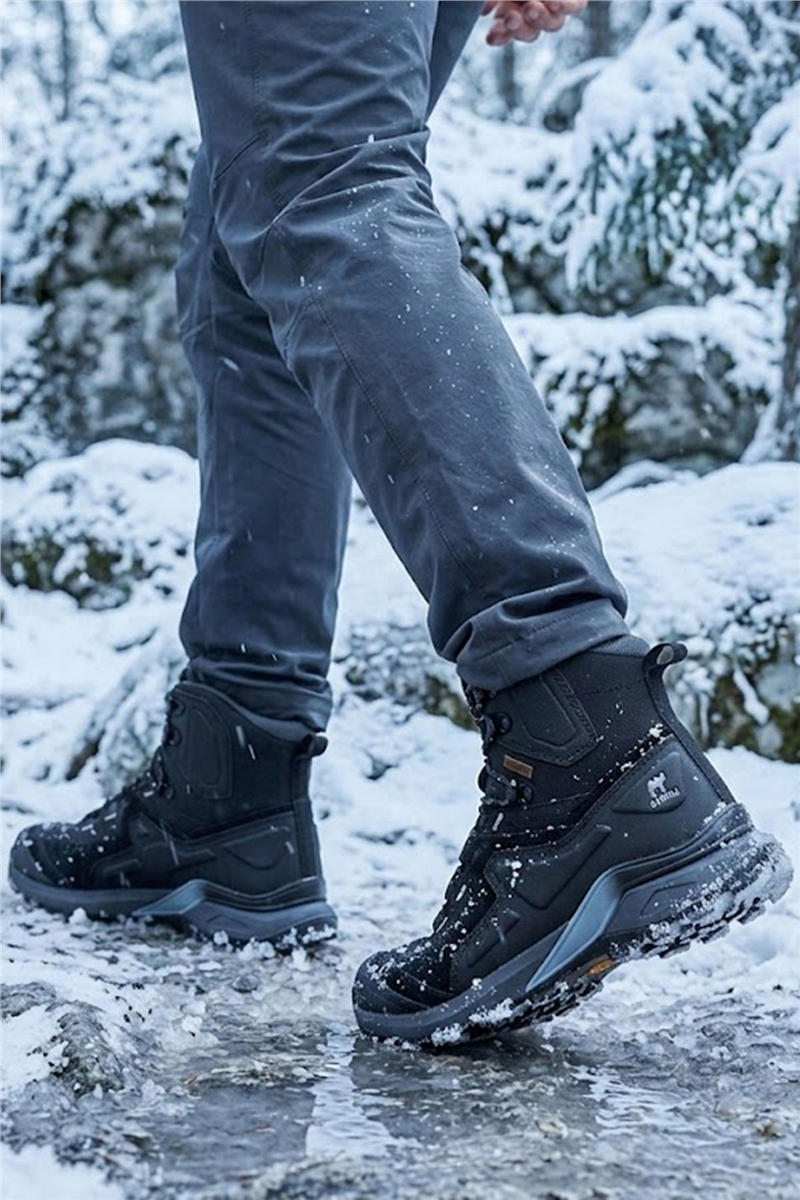 Gamelu Siyah Waterproof Erkek Trekking Bot