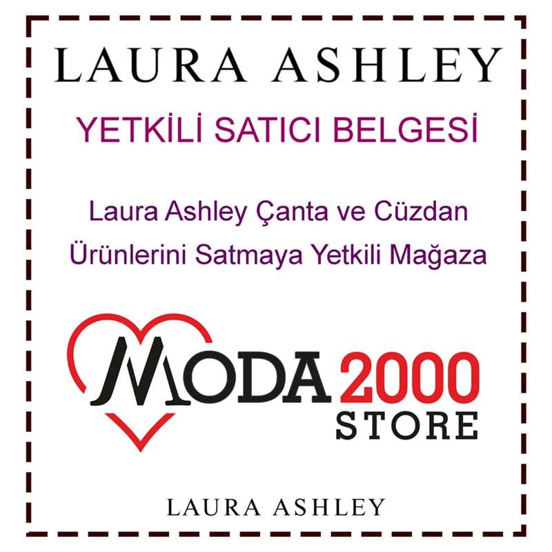 Laura Ashley Taba Hasır İşlemeli Kadın Çapraz Çanta