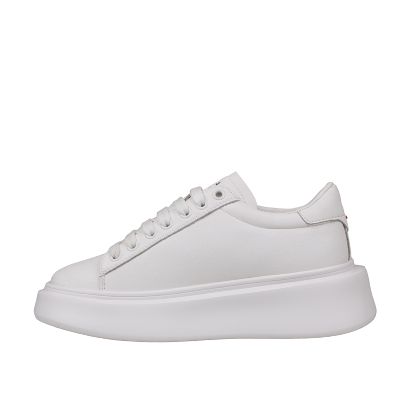 Lufian Beyaz Grace Kalın Taban Deri Sneaker