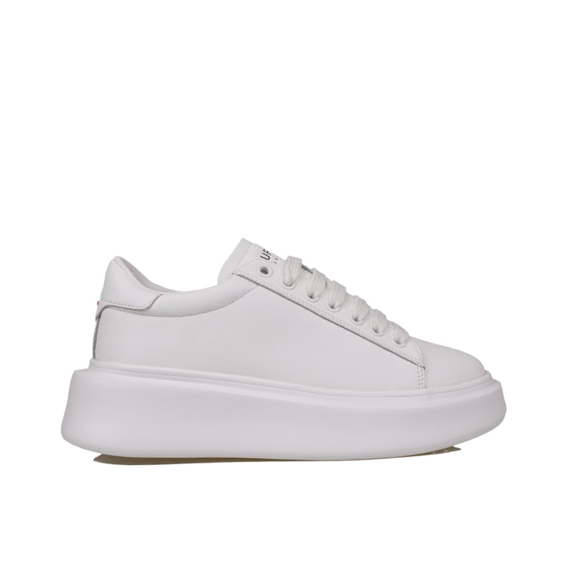 Lufian Beyaz Grace Kalın Taban Deri Sneaker