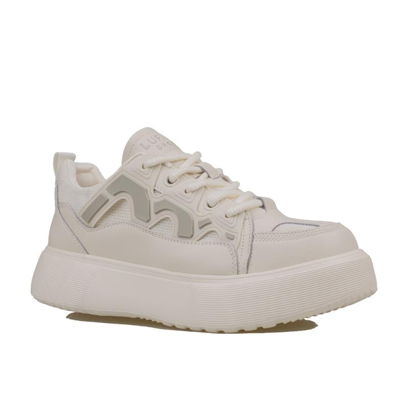 Lufian Beyaz Jake Erkek Deri Sneaker