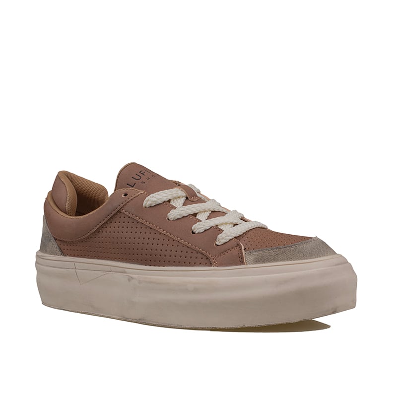 Lufian Kahverengi Allan Eskitme Model Erkek Sneaker