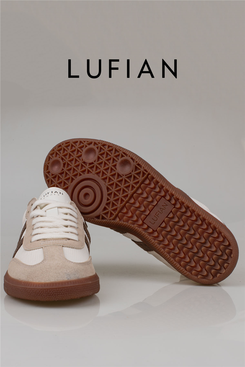 Lufian Kahverengi Lenora Kadın Nubuk Deri Sneaker