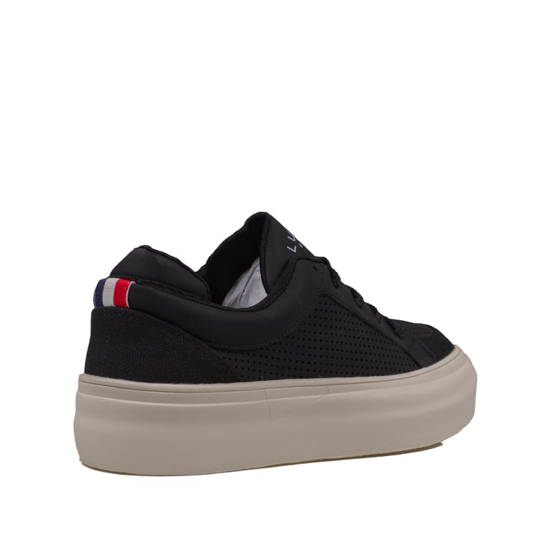 Lufian Siyah Allan Eskitme Model Erkek Sneaker