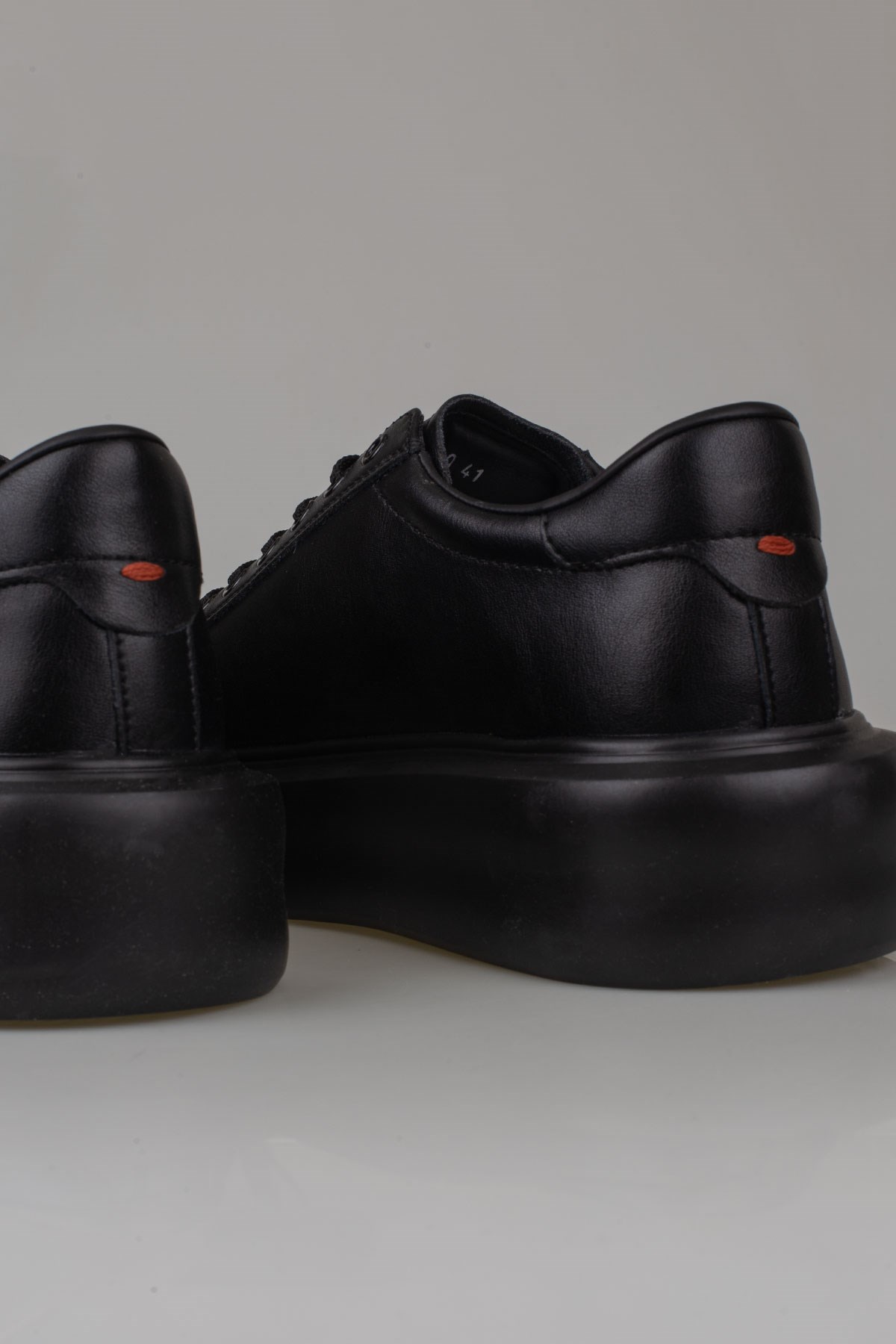 Lufian Siyah Mat Gage Erkek Deri Sneaker Ayakkabı