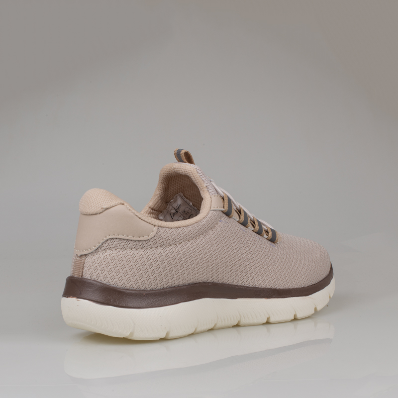 M2S Bej Unisex Hafif Rahat File Spor Ayakkabı