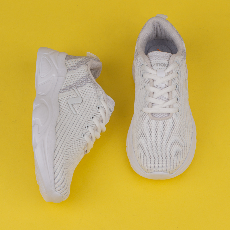 M2S Beyaz Adel Kadın Ultra Esnek Hafif Sneaker