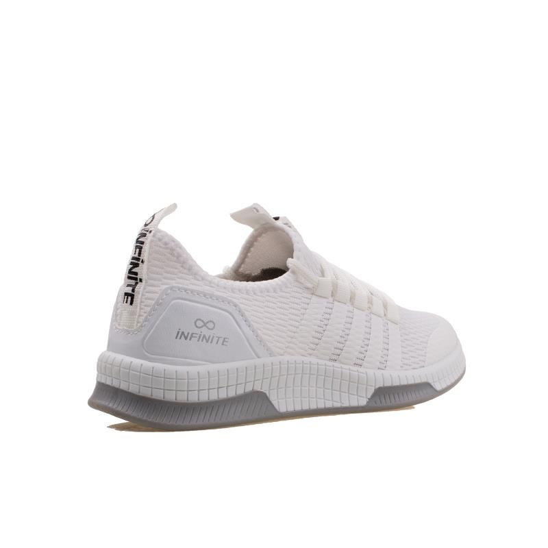 M2SM2S Beyaz Esnek Rahat Kullanımlık İnfi Unisex Spor Ayakkabı
