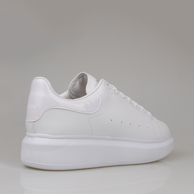 M2S Beyaz Kalın Taban Erkek Sneaker