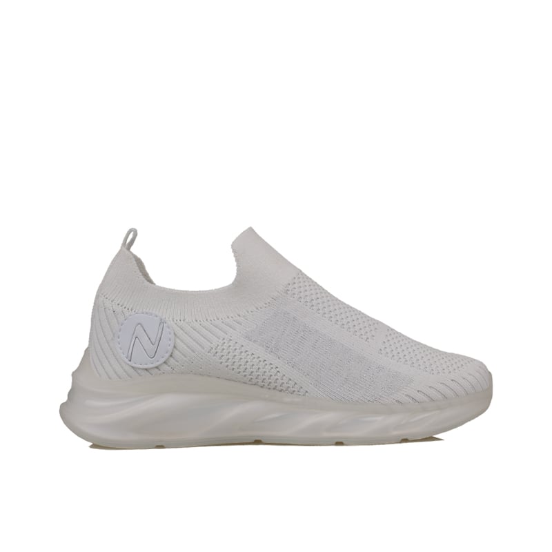 M2S Beyaz Marla Kadın Lastikli Ortopedik Sneaker