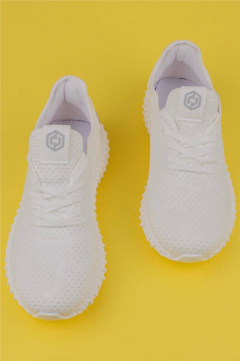 M2S Beyaz Nest Unisex Yazlık Ultra Hafif  Esnek Sneaker