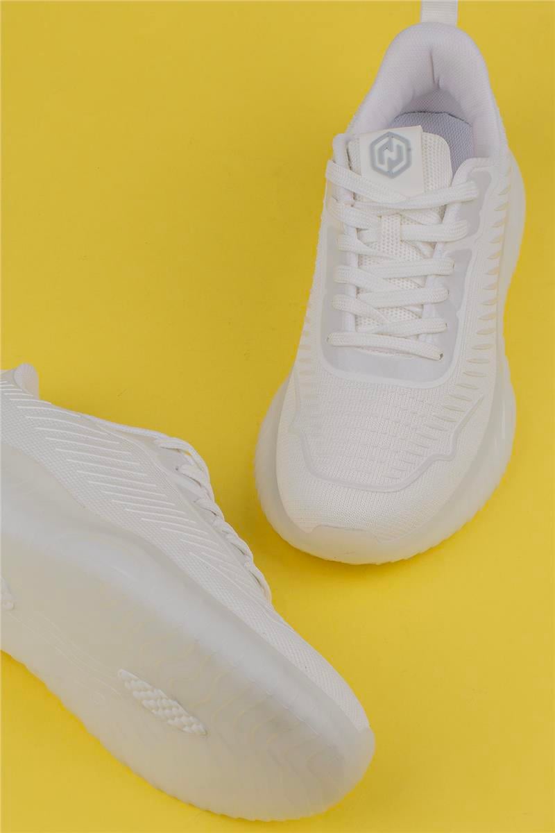 M2S Beyaz Nora Erkek Tekstil Sneaker