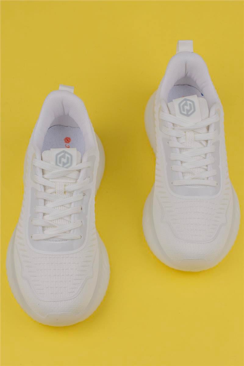 M2S Beyaz Nora Erkek Tekstil Sneaker