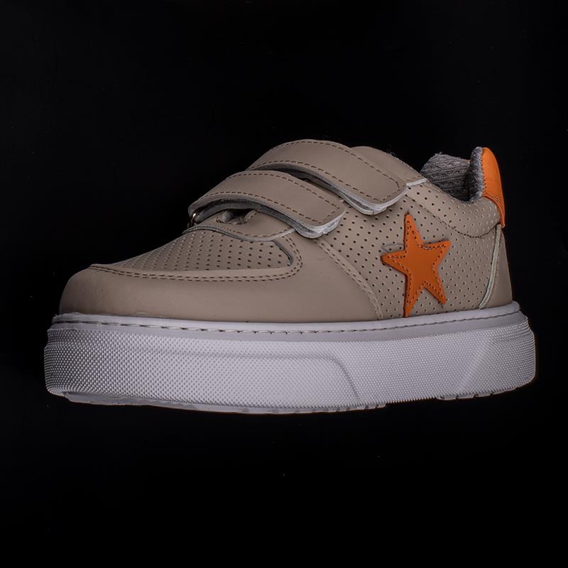 M2SM2S Krem Kalın Taban Cırtlı Çocuk Sneaker