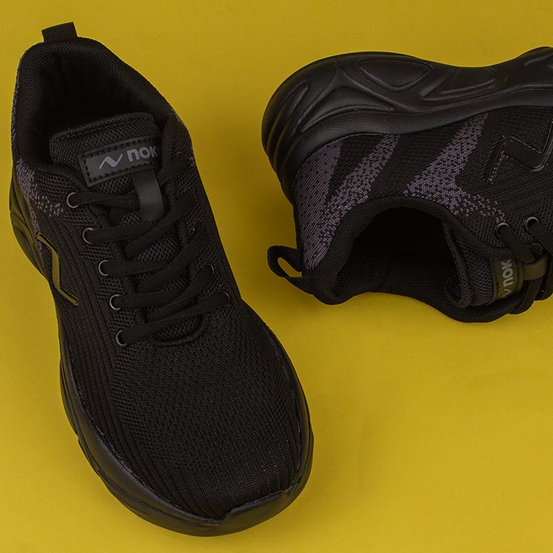 M2S Siyah Adel Kadın Ultra Esnek Hafif Sneaker
