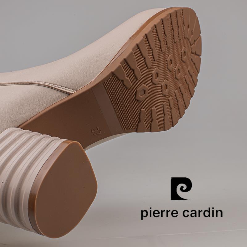 Pierre CardinPierre Cardin Krem Klasik Kadın Topuklu Naturel Bot PC-52521