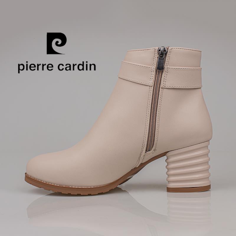 Pierre CardinPierre Cardin Krem Klasik Kadın Topuklu Naturel Bot PC-52521