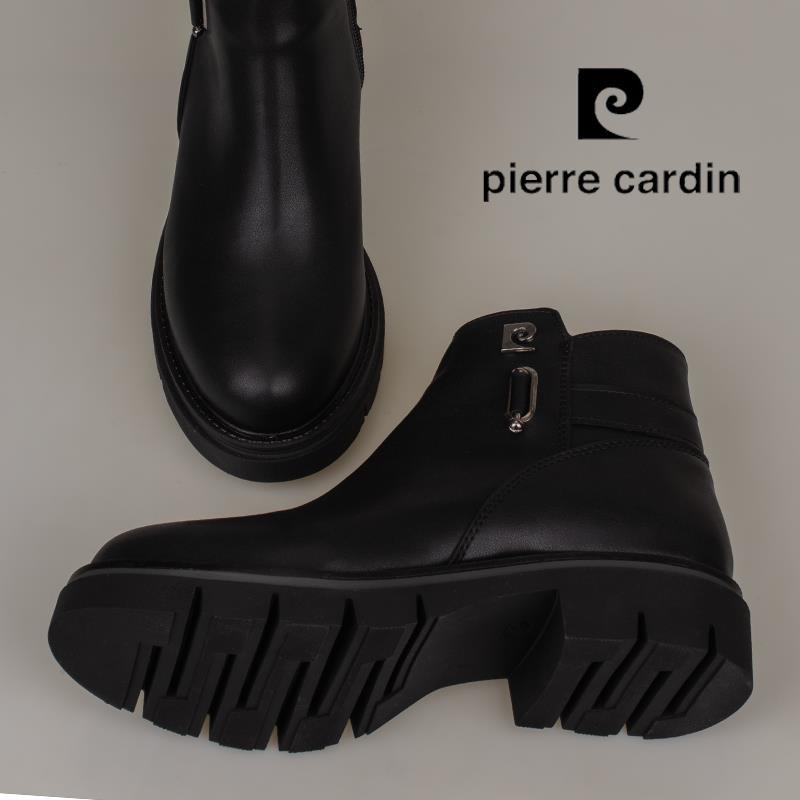 Pierre Cardin Siyah Kadın Yarım Postal Bot