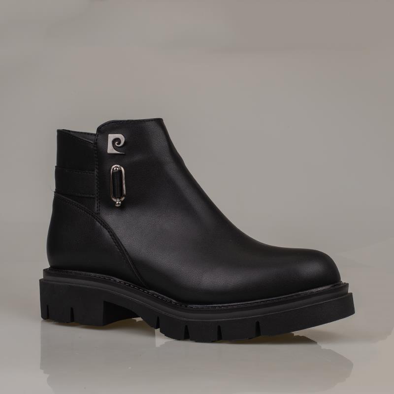 Pierre Cardin Siyah Kadın Yarım Postal Bot