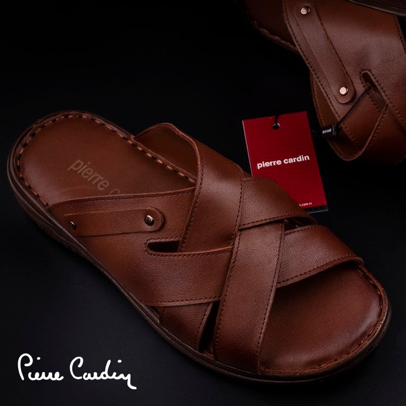 Pierre CardinPierre Cardin Taba Erkek Hakiki Deri Terlik