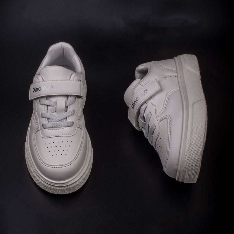 PinokyoPinokyo Beyaz Natural Memory Foam Hafif Çocuk Mevsimlik Sneaker