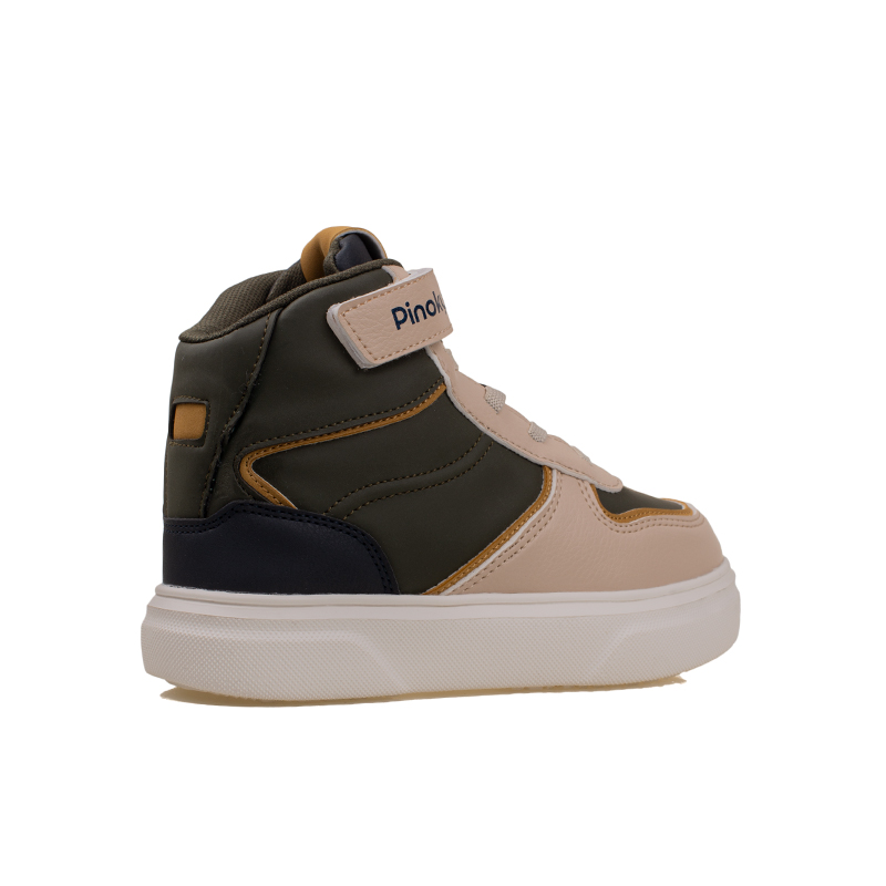 PinokyoPinokyo Haki Memory Foam Hafif Çocuk Boğazlı Sneaker