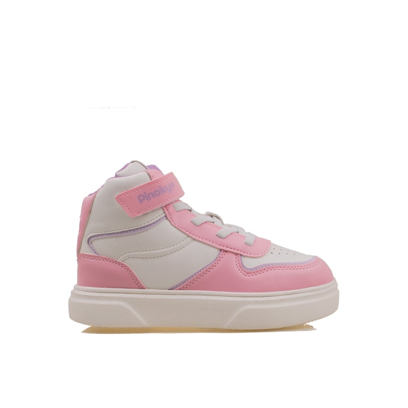 PinokyoPinokyo Pembe Memory Foam Hafif Çocuk Boğazlı Sneaker