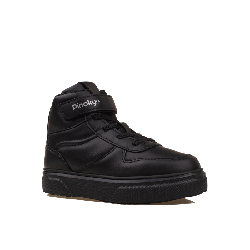 PinokyoPinokyo Siyah Memory Foam Hafif Çocuk Boğazlı Sneaker