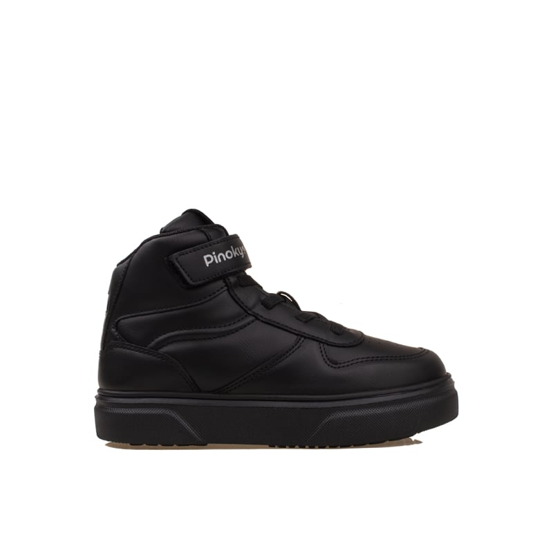 PinokyoPinokyo Siyah Memory Foam Hafif Çocuk Boğazlı Sneaker