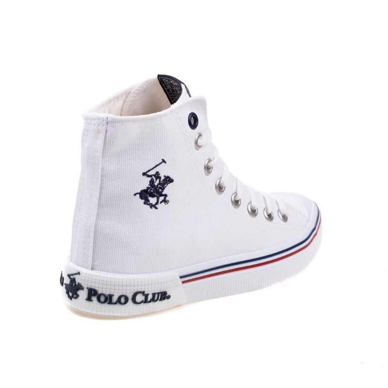 Polo ClubPolo Club Beyaz Unisex Uzun Keten Spor Ayakkabı