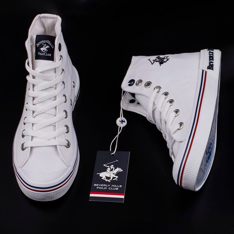 Polo ClubPolo Club Beyaz Unisex Uzun Keten Spor Ayakkabı