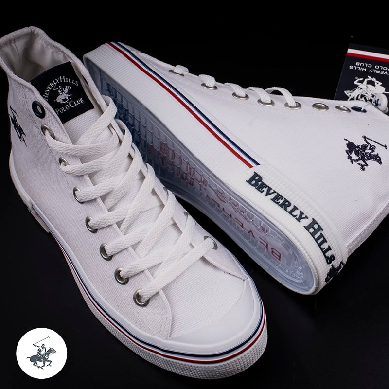 Polo ClubPolo Club Beyaz Unisex Uzun Keten Spor Ayakkabı