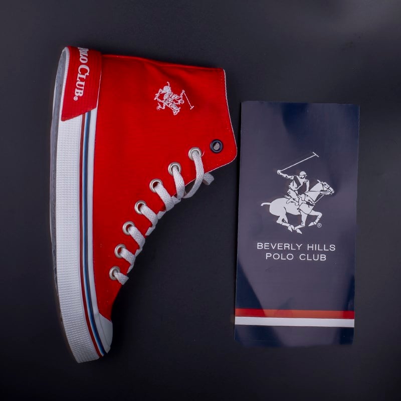 Polo ClubPolo Club Kırmızı Erkek Uzun Keten Spor Ayakkabı