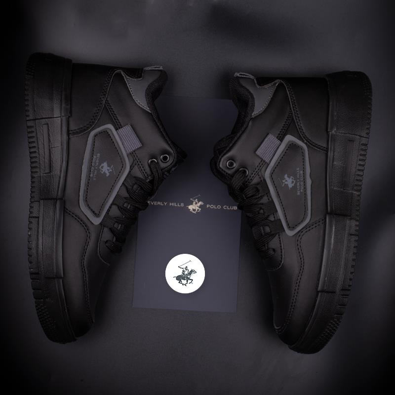 Polo ClubPolo Club Siyah Unisex Uzun Boğaz Hafif Sneaker PO 30108