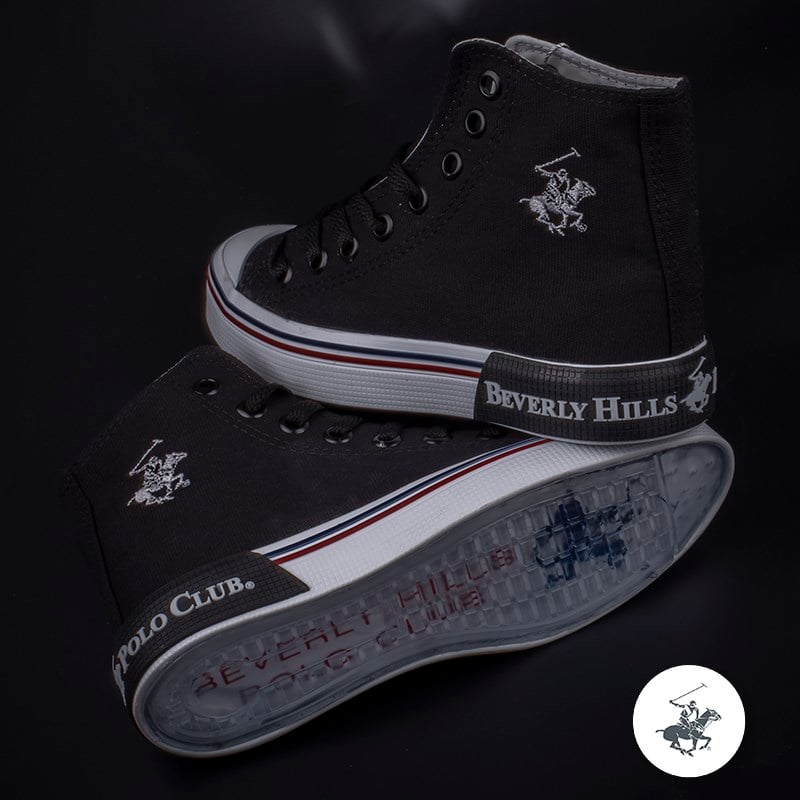 Polo ClubPolo Club Siyah Unisex Uzun Keten Spor Ayakkabı