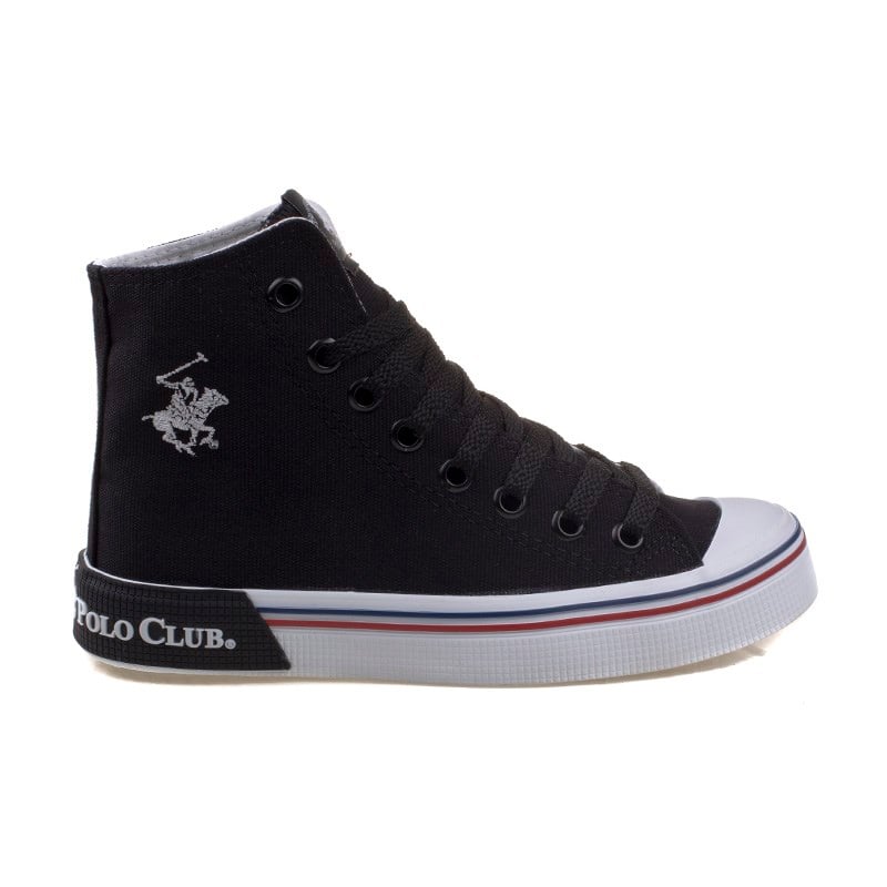 Polo ClubPolo Club Siyah Unisex Uzun Keten Spor Ayakkabı