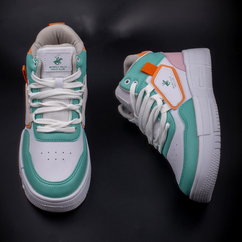 Polo ClubPolo Club Su Yeşili Unisex Uzun Boğaz Hafif Sneaker PO 30108