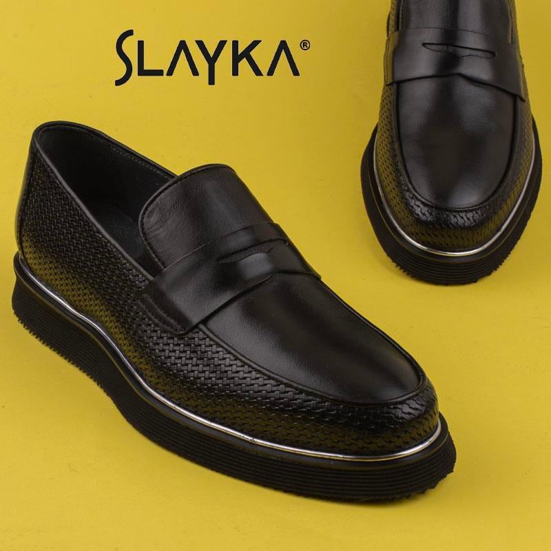 Slayka Siyah Spectacular Erkek Eva Taban Klasik Ayakkabı