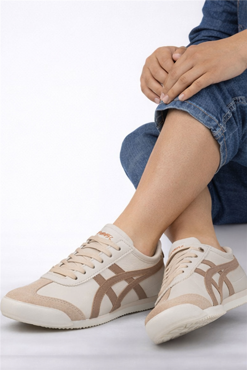 Tayger Krem Sıfır Taban Unisex Sneaker