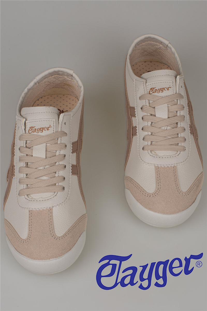 Tayger Krem Sıfır Taban Unisex Sneaker