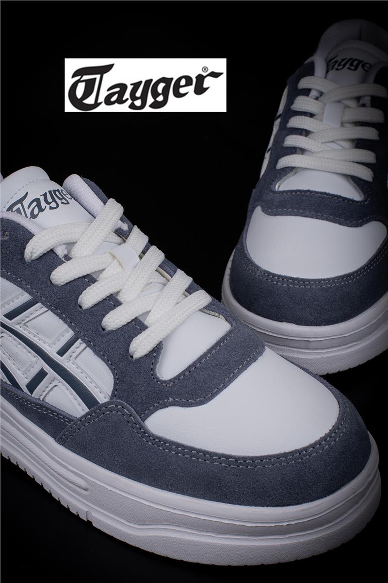 Tayger Mavi Kalın Taban Unisex Nubuk Deri Sneaker