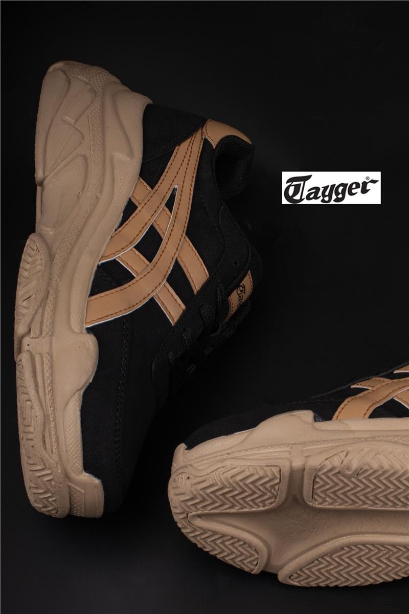 Tayger Siyah Kalın Taban Kadın Sneaker